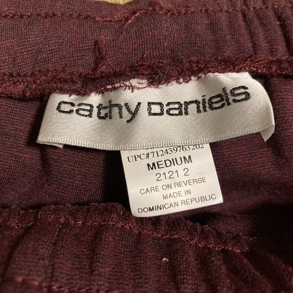 NWOT Vintage Cathy Daniels Knit Pants Size M - Picture 6 of 8